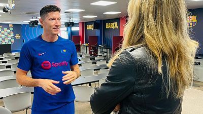 Lewandowski, a RTVE sobre el posible regreso de Messi: 