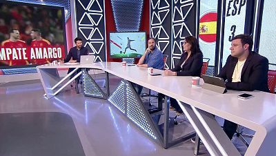 Programa Selecciones. Postpartido España - Brasil