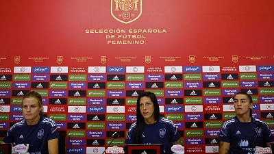 Rueda de prensa de Jorge Vilda y las capitanas de la selección española de fútbol