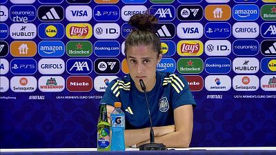 Rueda de prensa de la Selección Española: Patricia Guijarro y Montse Tomé