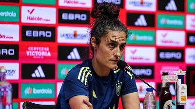 Rueda de prensa de Mariona Caldentey y Montse Tomé