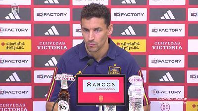 Rueda de prensa jugador selección española Jesús Navas