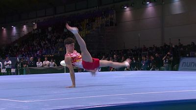 Campeonato de Europa masculino. Final aparatos I