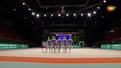 Campeonato de Europa. Final All Around Conjuntos: Grupo A y  Grupo B