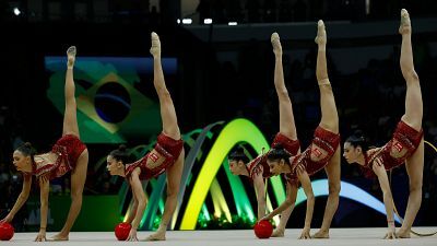 Campeonato del Mundo. Final conjuntos 3 pelotas / 2 aros