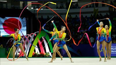 Campeonato del Mundo. Final conjuntos 5 cintas