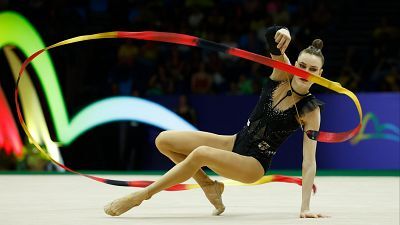 Campeonato del Mundo. Final individual mazas y cinta