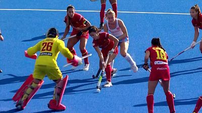 Hockey hierba - Campeonato de Europa Femenino. 1ª Semifinal: Países Bajos - España