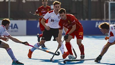 Hockey Hierba - Torneo Preolímpico Masculino. 1ª Fase: España - Austria