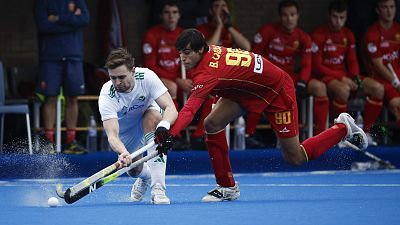 Hockey Hierba - Torneo Preolímpico Masculino. 1ª Semifinal: España - Irlanda