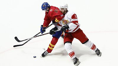 Hockey hielo - Campeonato del Mundo. División II Grupo A: España - Georgia