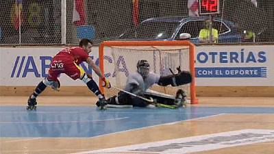 Hockey patines - Campeonato de Europa Masculino 1ª Semifinal: España - Francia