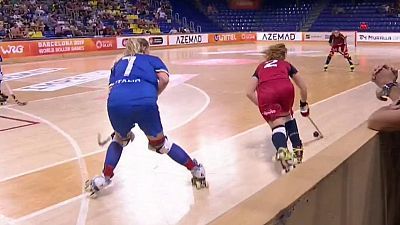 World Roller Games. Semifinal femenina: Italia - España