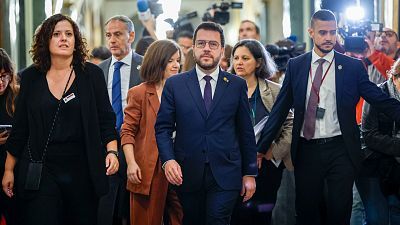 Aragonès defiende en el Senado la amnistía como 