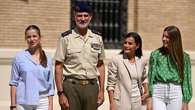 La princesa Leonor llega a la Academia de Zaragoza para iniciar su formación militar