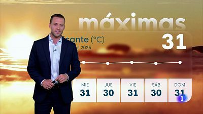 El Tiempo en la Comunitat Valenciana - 28/07/2025