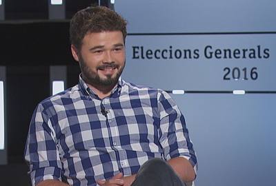 Entrevista electoral - Gabriel Rufián (ERC) 23/'6/2016