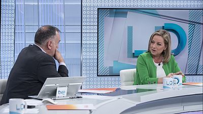 de TVE - Ana Oramas (Coalición Canaria); Joan Baldoví (Compromís); y José Mª Mazón (P. Regionalista de Cantabria)