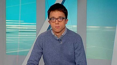 de TVE - Andrea Levy, vicesecretaria de Estudios y Programas del Partido Popular, e Íñigo Errejón, secretario político de Podemos