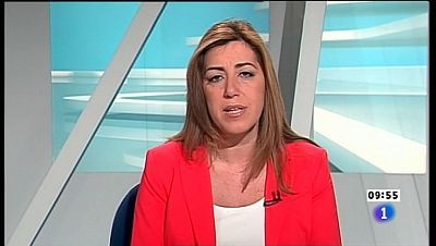 de TVE -  Antonio Sanz, Sec.gral. PP en Andalucía. Susana Díaz, Secr.Organización PSOE en Andalucía
