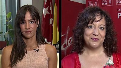 de TVE - Begoña Villacís, vicealcaldesa de Madrid, e Iratxe García, Pta. Socialistas europeos