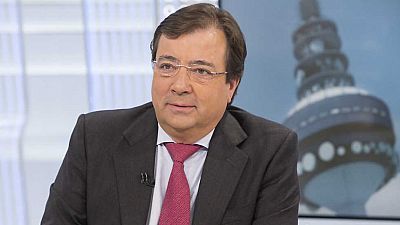 de TVE - Guillermo Fernández Vara, presidente de la Junta de Extremadura