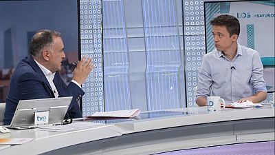 de TVE -  Iñigo Errejón (Más Madrid) y Laura Borràs (JxCat)