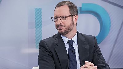 de TVE - Javier Maroto, portavoz del PP en el Senado y Silvia Clemente, expresidenta de las Cortes de Castilla-León