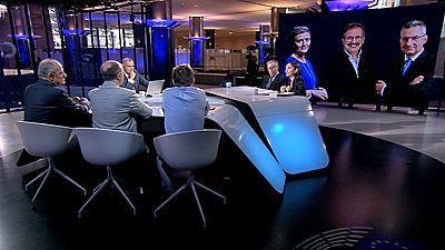 de TVE - Josep Borrell, Dolors Montserrat y Jaume Duch