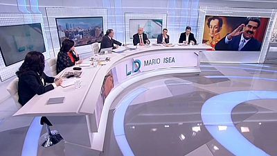 de TVE - Mario Isea, embajador de Venezuela en España, y Alfred Bosch, conseller d'Acció Exterior de la Generalitat de Catalunya