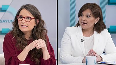 de TVE - Mónica Oltra e Isabel Bonig