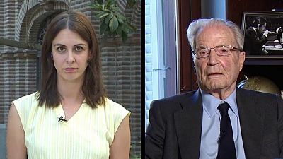 de TVE - Rita Maestre, portavoz de Más Madrid en el Ayuntamiento, y Antonio Garrigues, jurista y presidente de la Fundación Garrigues