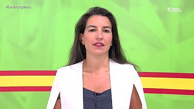 de TVE - Rocío Monasterio, portavoz de VOX en la Asamblea de Madrid y Gaspar Llamazares, ex coordinador general de IU