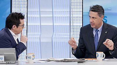 de TVE - Xavier García Albiol, coordinador gral. del PP de Cataluña, y Pedro Horrach, Fiscal del 