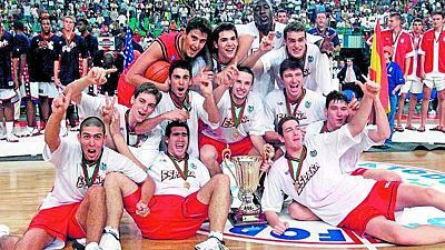 Quédate en casa con TDP - Baloncesto -  Mundial Junior 1999: España-EEUU