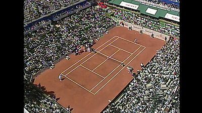 Tenis - Final Trofeo Conde de Godó 1999: Félix Mantilla-Karim Alami.