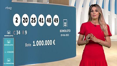 Sorteo de la Bonoloto y Euromillones del 09/06/2023