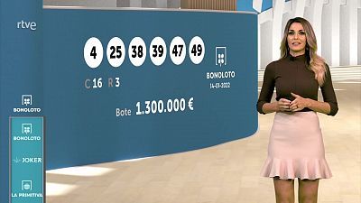 Sorteo de la Bonoloto y Euromillones del 14/01/2022