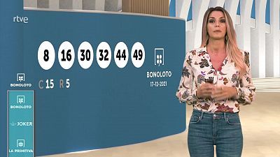 Sorteo de la Bonoloto y Euromillones del 17/12/2021