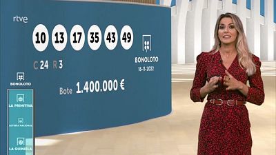 Sorteo de la Bonoloto y Euromillones del 18/11/2022