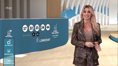 Sorteo de la Bonoloto y Euromillones del 25/02/2025