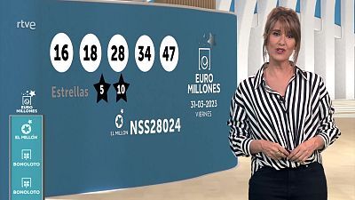 Sorteo de la Bonoloto y Euromillones del 31/03/2023