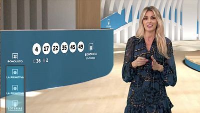 Sorteo de la Bonoloto y Primitiva del 03/03/2025