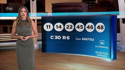 Sorteo de la Bonoloto y Primitiva del 16/08/2025