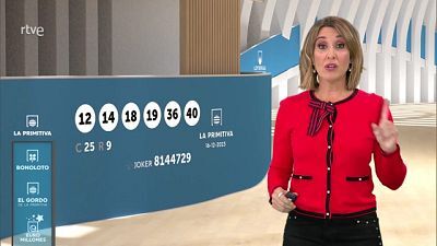 Sorteo de la Bonoloto y Primitiva del 16/12/2023