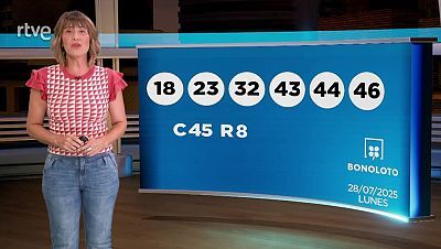 Sorteo de la Bonoloto y Primitiva del 28/07/2025