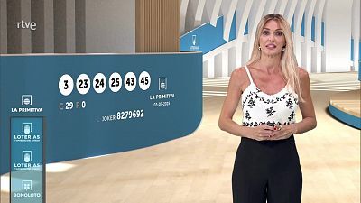 Sorteo de la Lotería Nacional, Bonoloto, Primitiva y Jóker del 03/07/2025