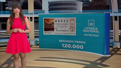 Sorteo de la Lotería Nacional del 09/08/2025