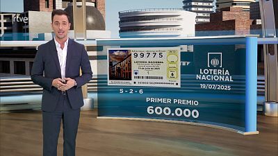 Sorteo de la Lotería Nacional del 19/07/2025