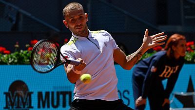 Tenis - ATP Mutua Madrid Open 2022: A. Rublev - D. Evans